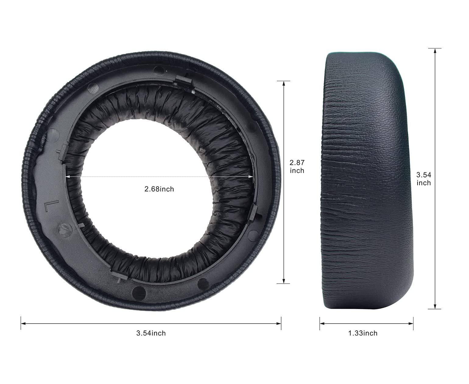 Replacement Ear Pads for Sony PS5 Pulse 3D Wireless Headset - Soft Comfortable Cushions for Gaming, Music & Long Wear - Compatible with PlayStation 5 Accessories