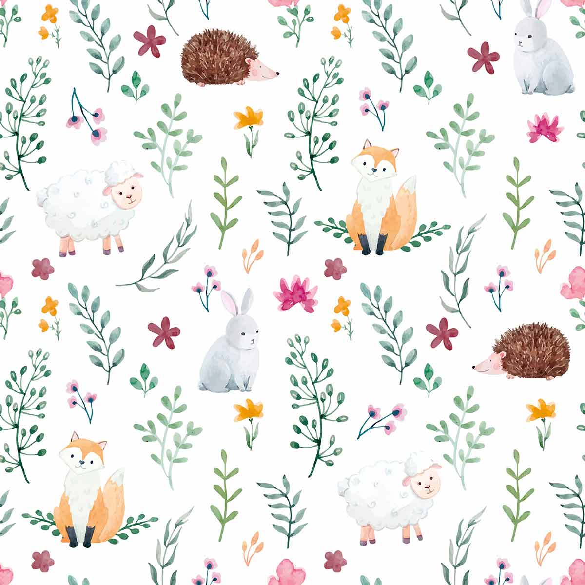 Green Forest Peel and Stick Removable Wallpaper 6928 - Self-Adhesive Nature Themed Wall Decor for Bedroom, Nursery & Living Room