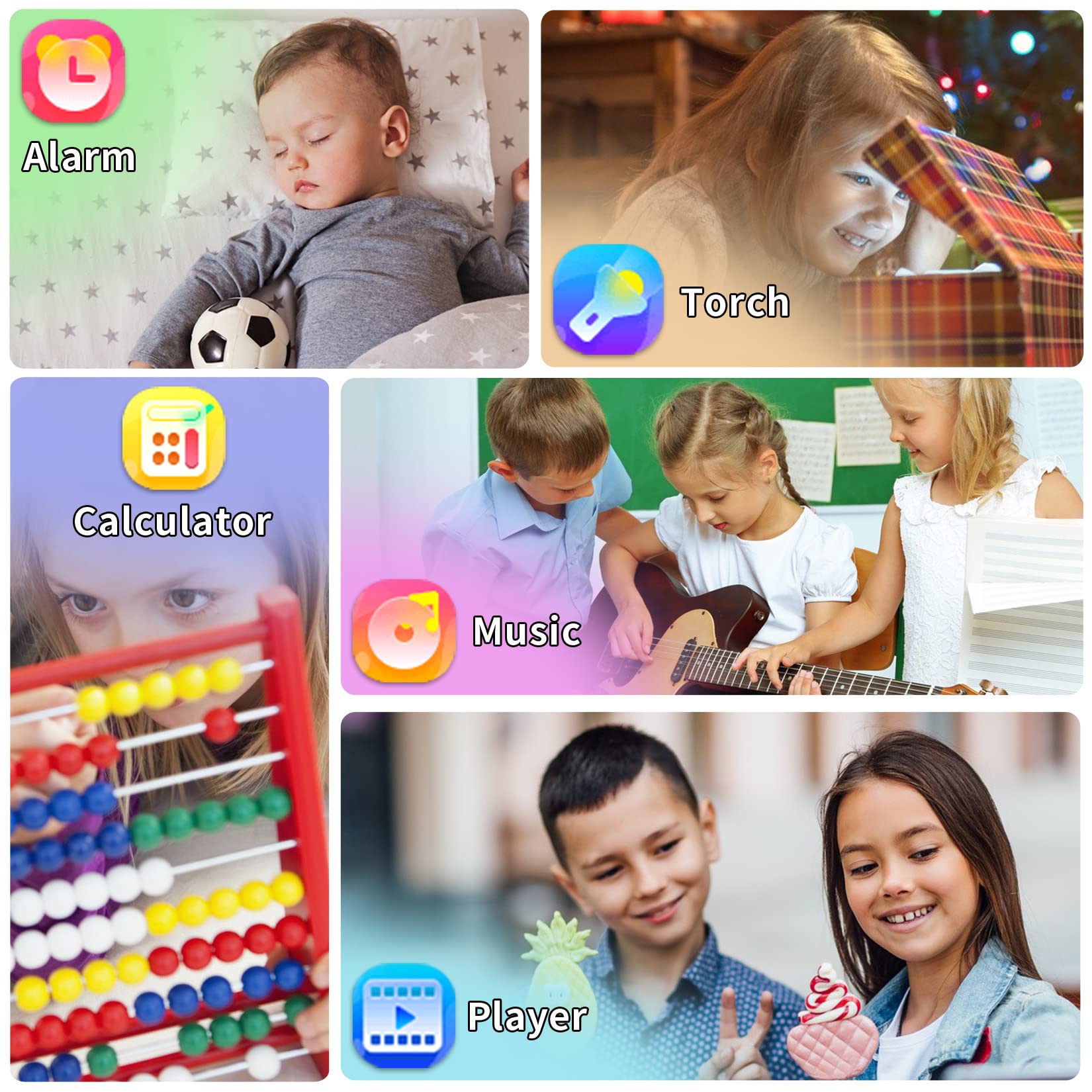Phyulls Smart Watch for Kids - 24 Fun Games, Alarm Clock, Touchscreen, Calendar, Camera, Music Player, Time Display, Video & Audio Recorder - Perfect Gift for Boys & Girls Ages 3-12 - Ideal for School, Playtime & Outdoor Adventures