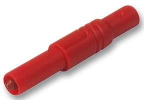 HIRSCHMANN 934097101 24A Safety Plug with Screw Connection - Red (50-Pack) - Ideal for Electrical Testing, Measurement, and Industrial Equipment Safety Applications