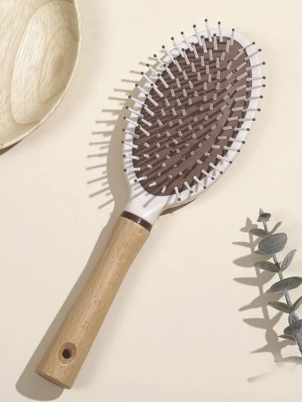 SOLDTRUE Air Cushion Hair Brush - Gentle Scalp Massager for Thin Hair, Anti-Hair Loss Comb with Rounded Corners & Durable Rubber Bristles (1pc) - Perfect for Daily Styling, Scalp Care & Stress Relief at Home or Travel