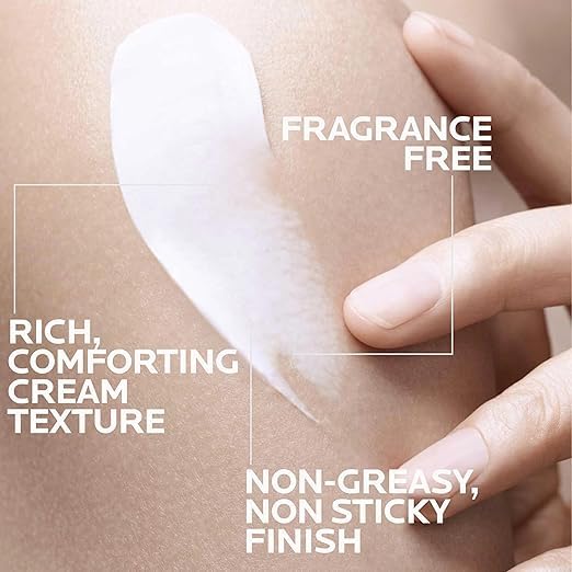Fragrance-Free Daily Repair Moisturizing Cream with Shea Butter - Deep Hydration Body Lotion for Dry & Sensitive Skin - Perfect for Nighttime Skincare & Daily Use