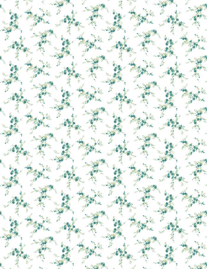 Jolene Teal Wallpaper by Wallshoppe - Premium Peel & Stick Wallpaper for Bedroom, Living Room & Nursery Decor