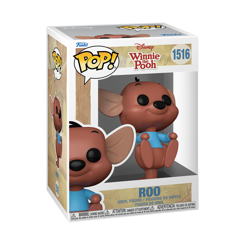 Funko Pop Disney Roo (Bouncing) Vinyl Figure #1516 with Protector Case - Perfect for Disney Collectors, Kangaroo Lovers, and Winnie the Pooh Fans - Great for Display, Gifts, and Home Decor