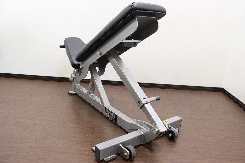 Hammer Strength Adjustable Weight Bench for Home Gym - Heavy Duty Flat Incline Decline Workout Bench for Strength Training & Bodybuilding - Perfect for Dumbbell Press, Chest Workouts & Full Body Exercises