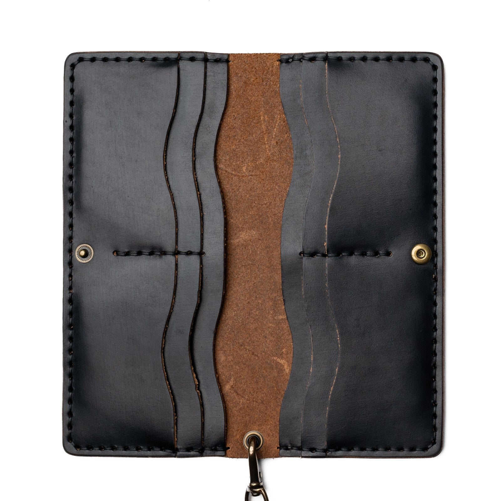 Genuine Leather Long Wallet for Men - Slim RFID Blocking Bifold Wallet with Multiple Card Slots - Perfect for Travel, Business & Everyday Use
