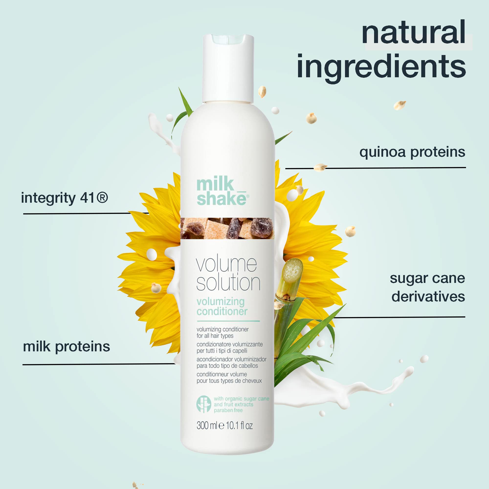 Milk Shake Volume Solution Conditioner 1000ml - Volumizing & Hydrating Hair Treatment for Fine, Flat Hair - Salon-Quality Styling & Care for Daily Use