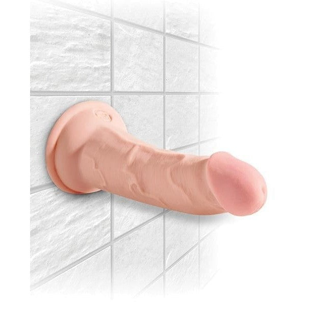 King Cock Plus 5 Inch Triple Density Realistic Dildo - Lifelike Silicone Adult Toy for Solo Play & Couples Use