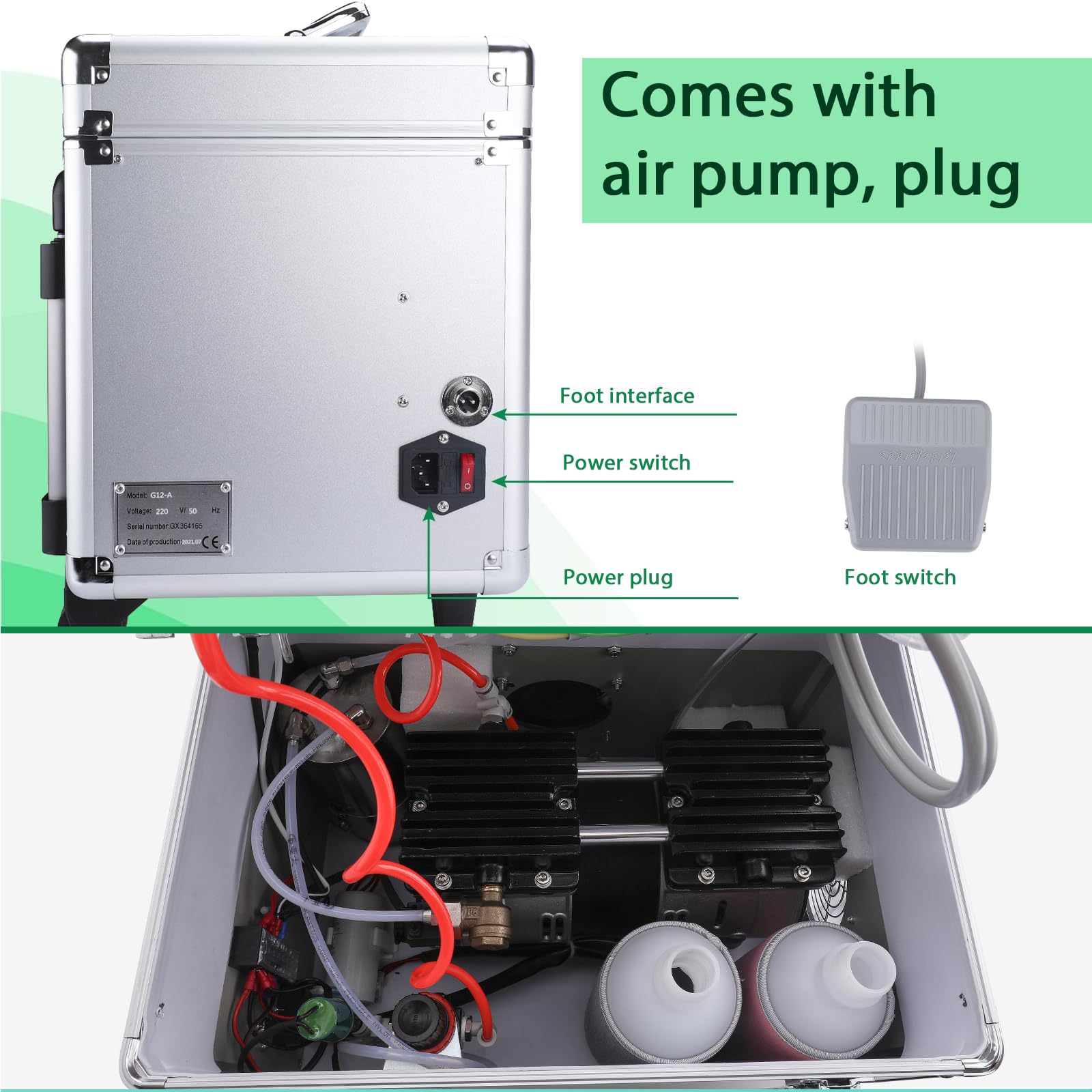 High-Quality Laboratory Air Compressors, Portable Hand-Held Air Compressors & Adjustable Slidable Air Compressors for Scientific Research, DIY Projects & Industrial Applications