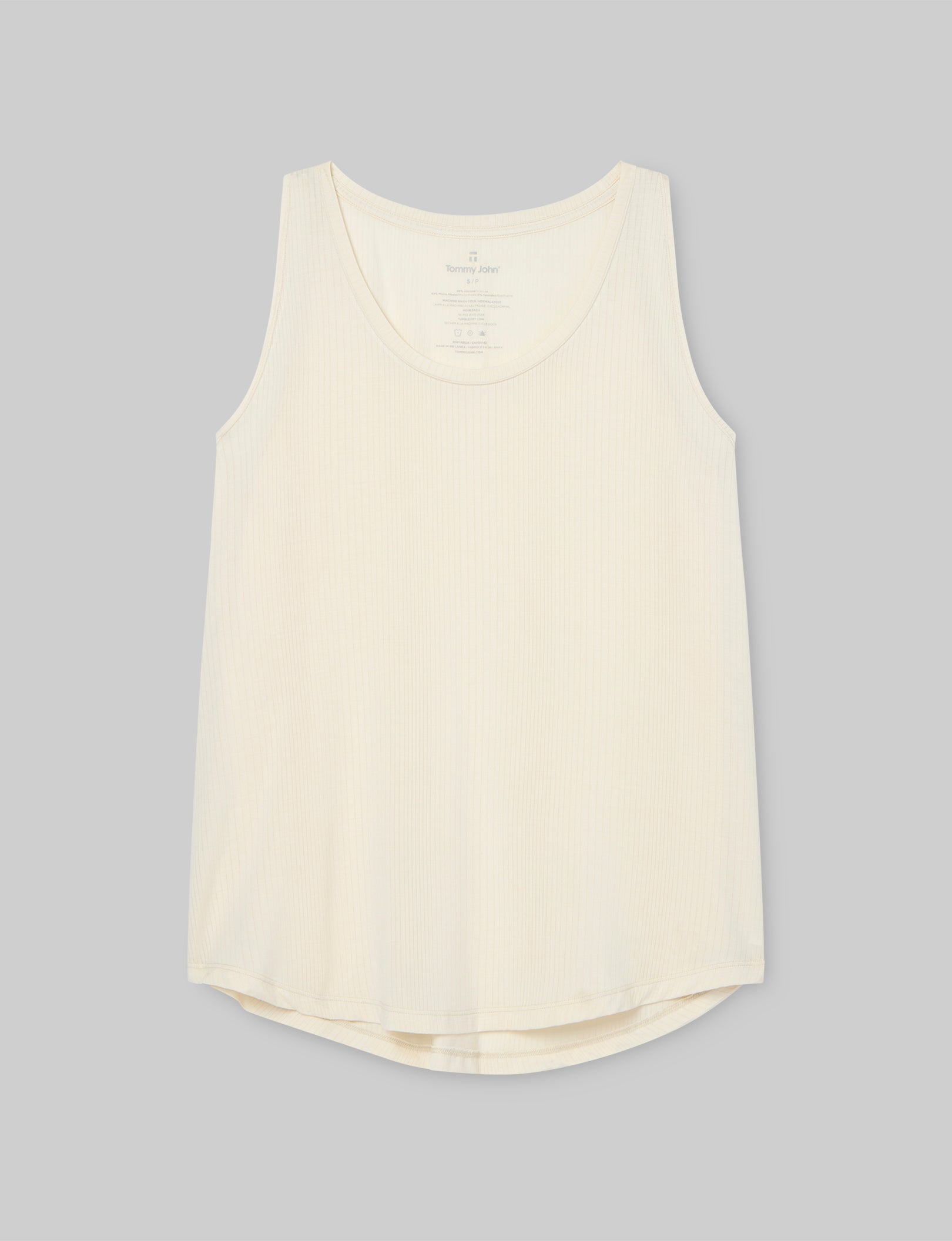 Women's Second Skin Luxe Rib Sleep Tank - Soft Comfortable Sleepwear for Nightwear & Lounge - Perfect for Relaxing at Home or Bedtime