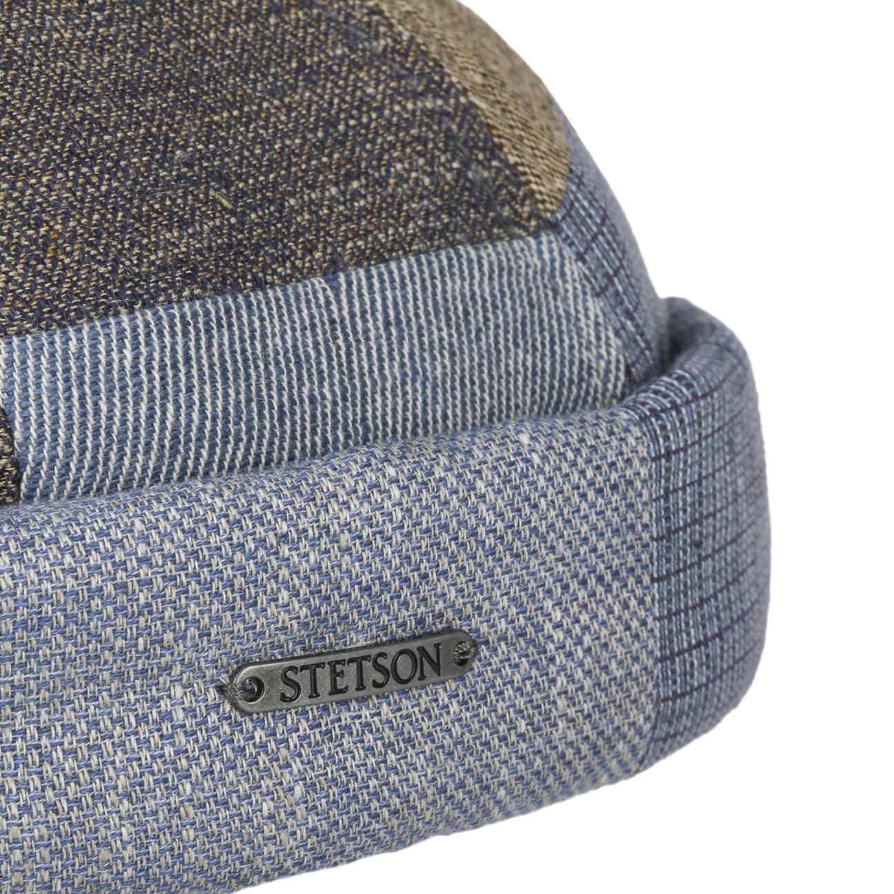 Stetson Laughlin Patchwork Docker Hat for Men - Western Cowboy Style Hat for Outdoor, Rodeo, and Casual Wear