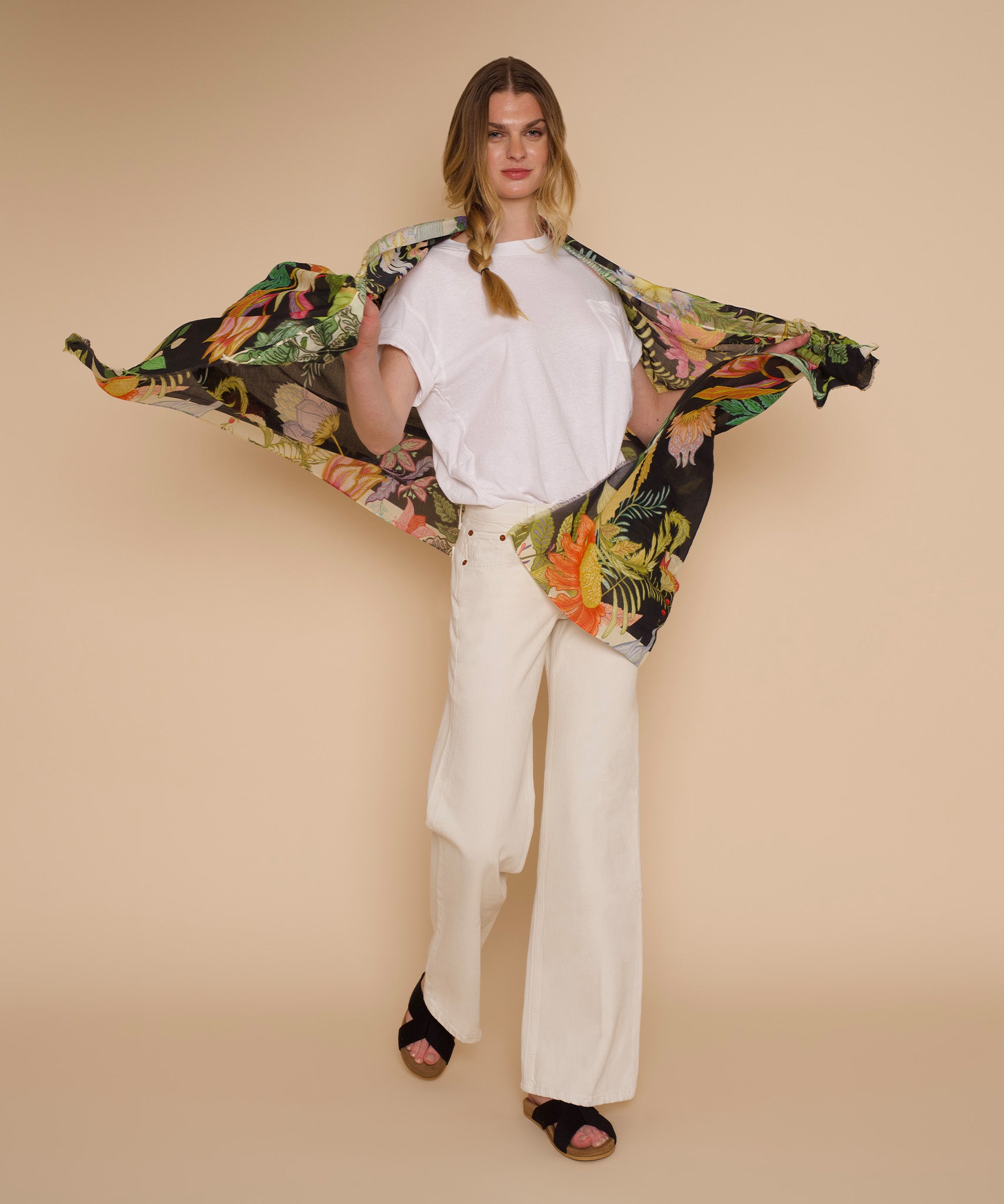 Stylish Oasis Pareo Wrap - Lightweight Beach Cover Up, Swimwear Sarong for Women - Perfect for Poolside, Vacation & Summer Outfits