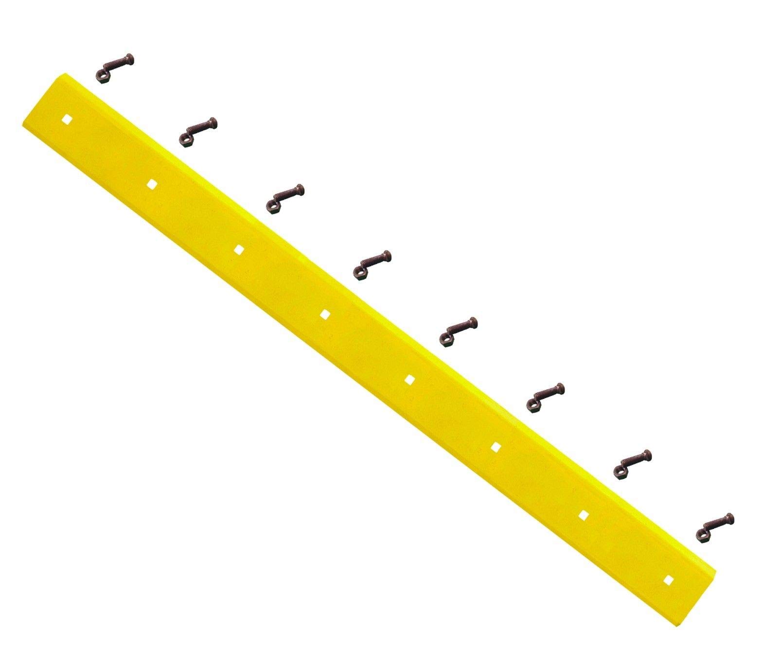 High-Quality Heat Treated Reversible Bolt-On Cutting Edge - Compatible with John Deere Backhoe Models (T84194) - Perfect for Construction, Landscaping & Agricultural Work