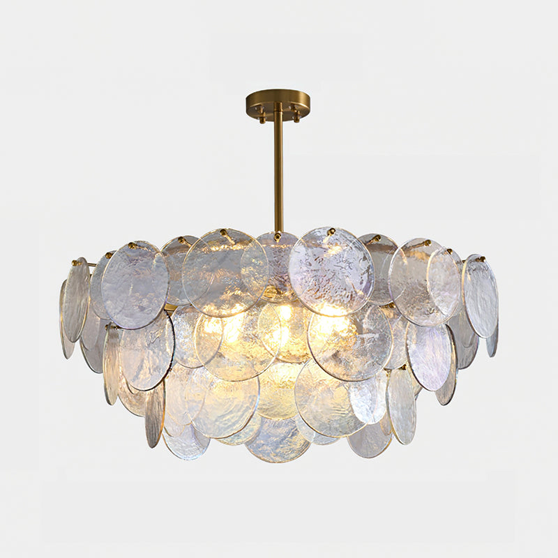 Elegant Ariel Crystal Chandelier - Modern Ceiling Light Fixture for Dining Room, Living Room & Bedroom Decor