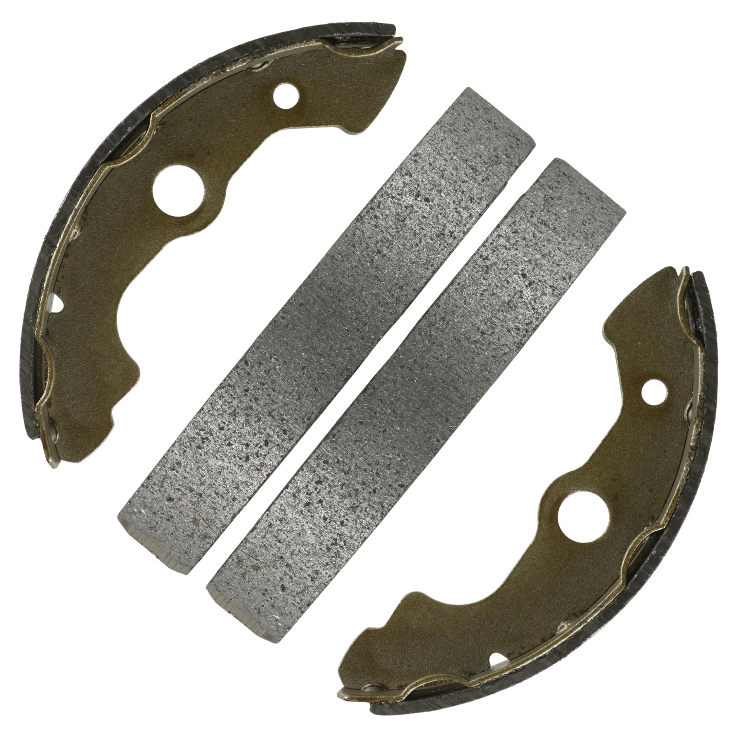 Caltric Front Brake Shoes for Honda TRX350TE TRX-350TE TRX350TE Rancher 350 ES 2000-2006 - Replacement Brake Pads for ATV & Off-Road Vehicles - Perfect for Trail Riding, Hunting & Farm Work
