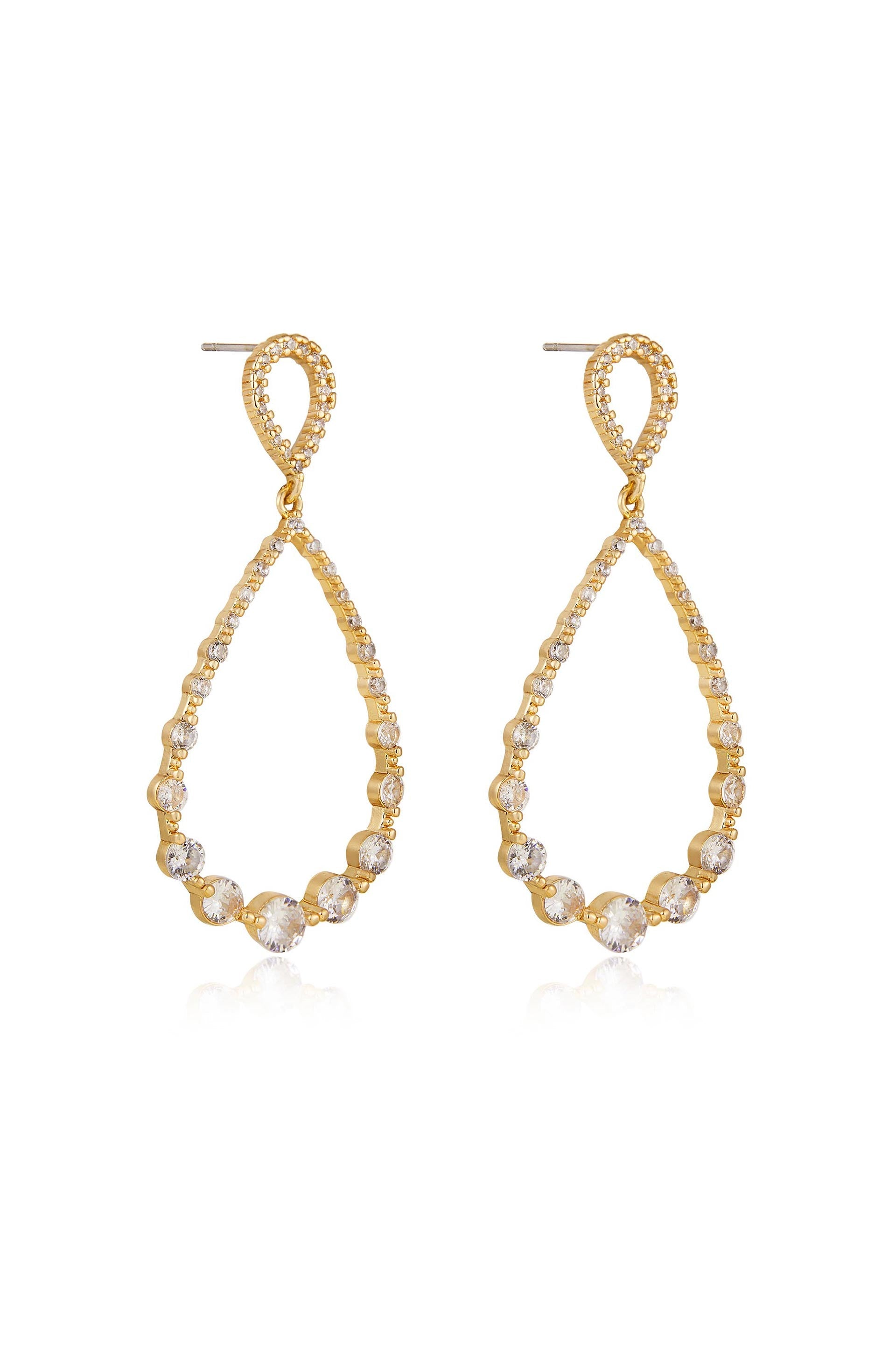 Elegant Crystal Droplet Dangle Earrings for Women - Handmade Bohemian Jewelry for Parties, Weddings & Special Occasions