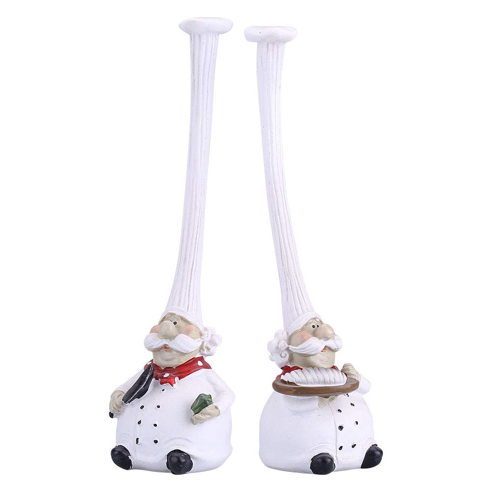 Resin Kitchen Chef Figurine - Creative Handmade Decor for Home, Restaurant & Cafe | Unique Gift for Cooks & Food Lovers | Perfect for Kitchen Decor, Themed Parties & Theater Props