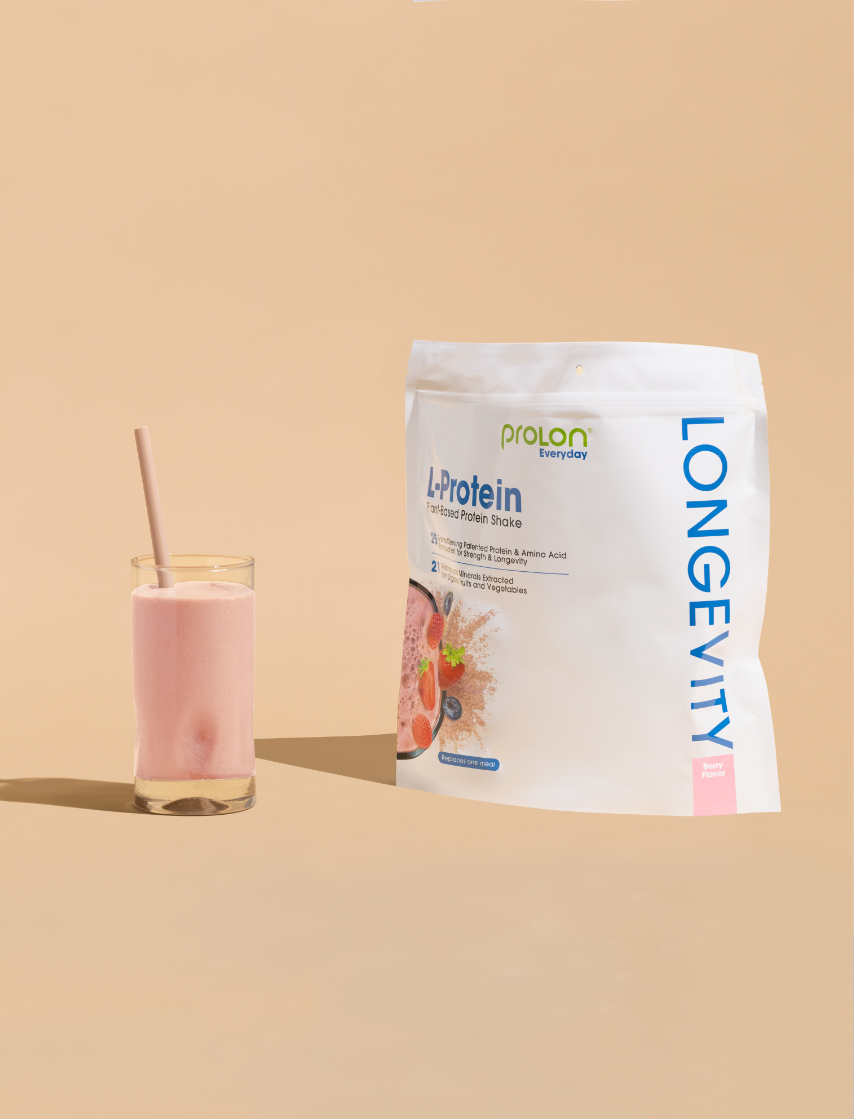 Prolon Life L Protein Powder - Premium Plant-Based Protein for Muscle Recovery & Weight Management | Ideal for Smoothies, Shakes & Post-Workout Nutrition