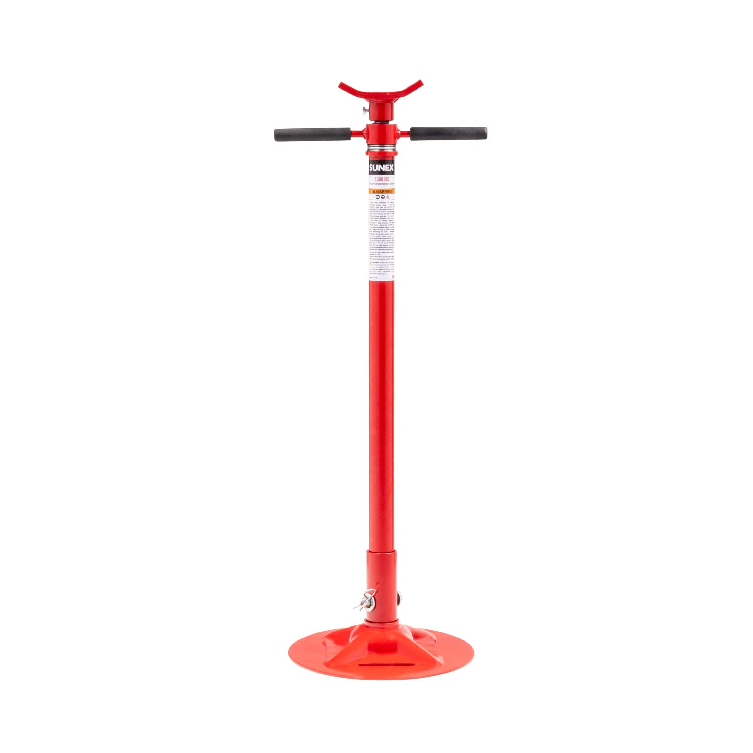 SUNEX TOOLS 6811 3/4 Ton Short Underhoist Stand - Heavy Duty Vehicle Lift Support for Auto Repair Shops & Home Garages