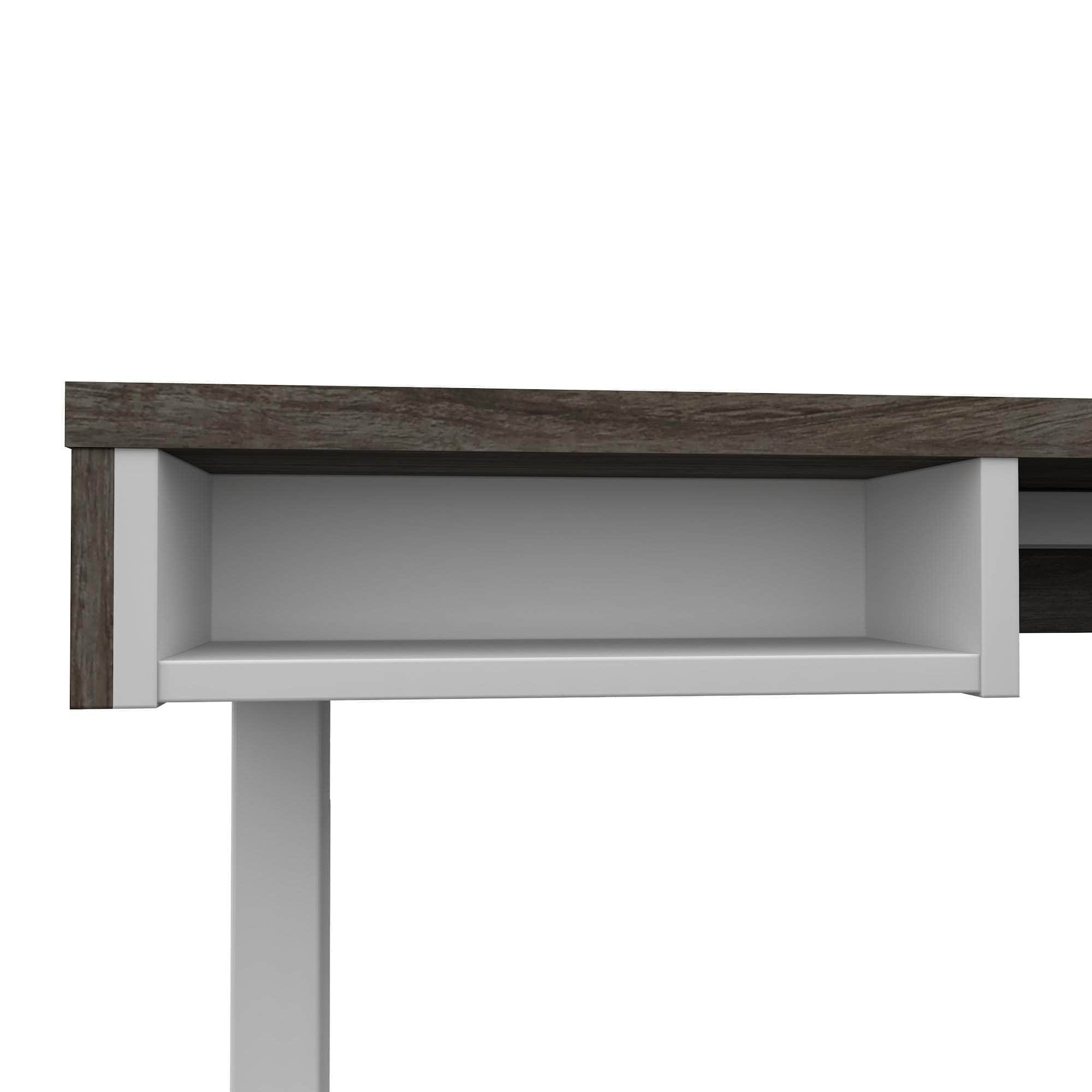 Premium L-Shaped Standing Desk - Adjustable Height Ergonomic Home Office Desk (2 Color Options) for Work from Home & Gaming Setup