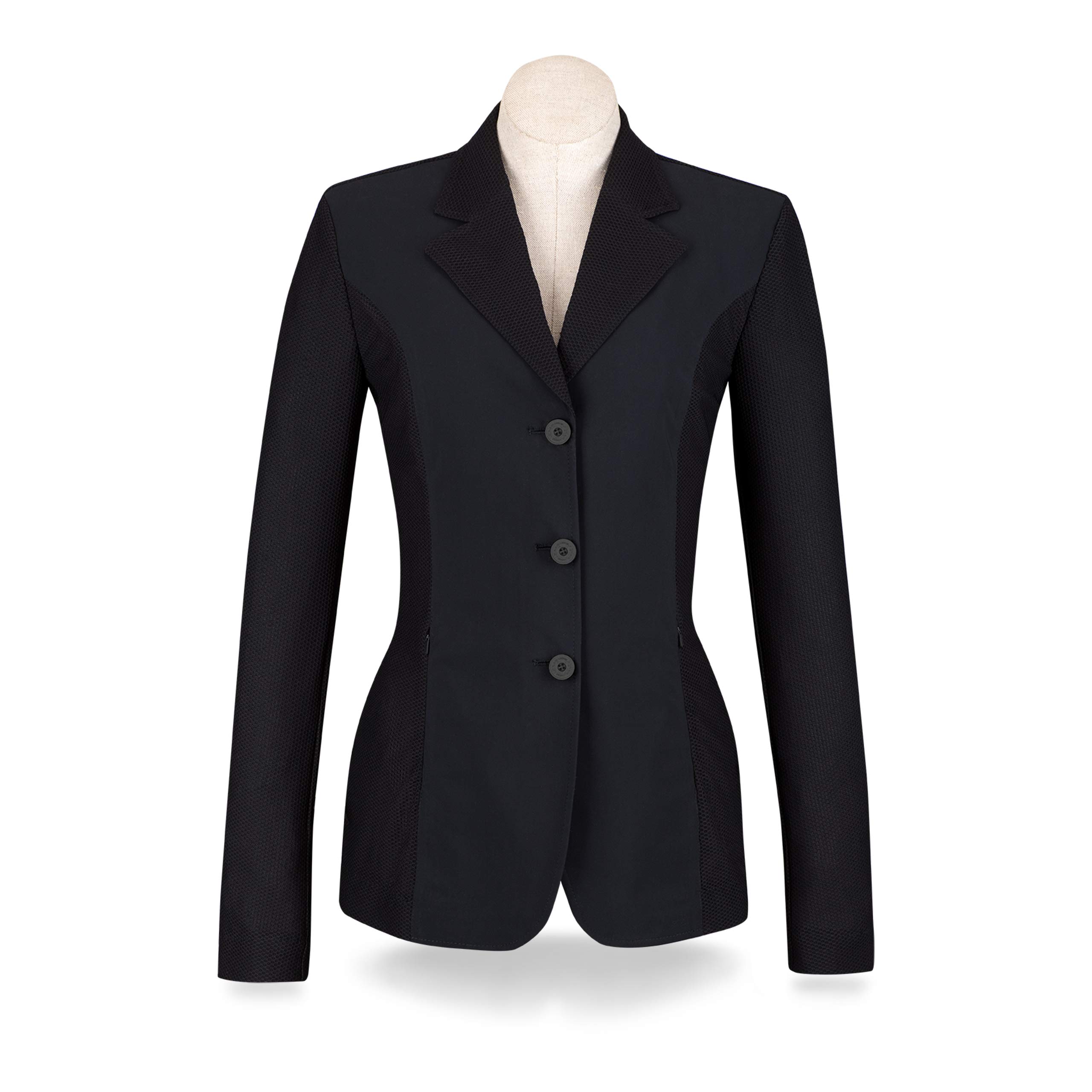 R.J. Classics Women's Elegant Mesh Show Coat - Perfect for Equestrian Competitions, Horse Shows & Formal Riding Events