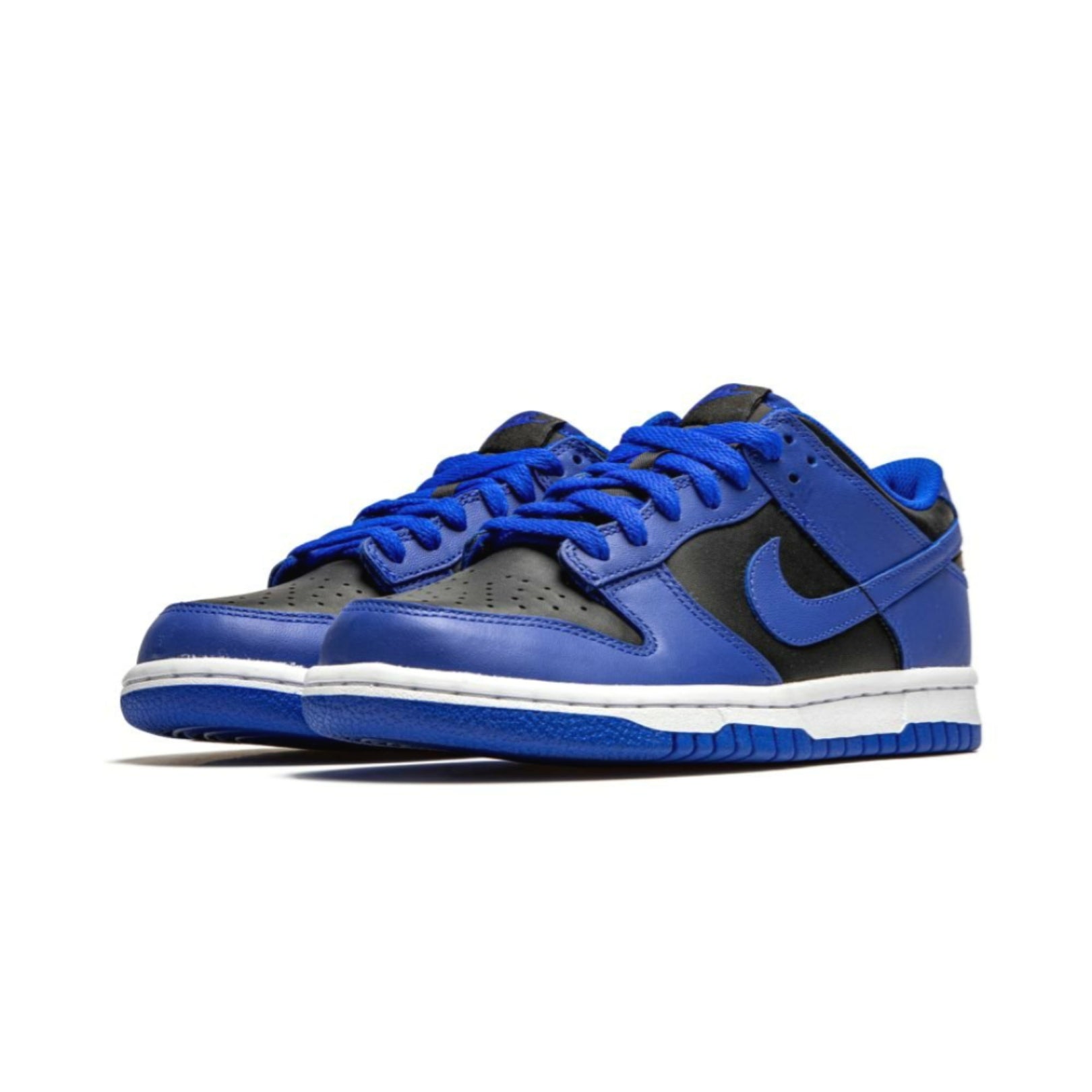 Nike Dunk Low GS Black Hyper Cobalt Sneakers 2021 - Stylish Basketball Shoes for Women & Girls - Perfect for Casual Wear, Street Fashion & Sports