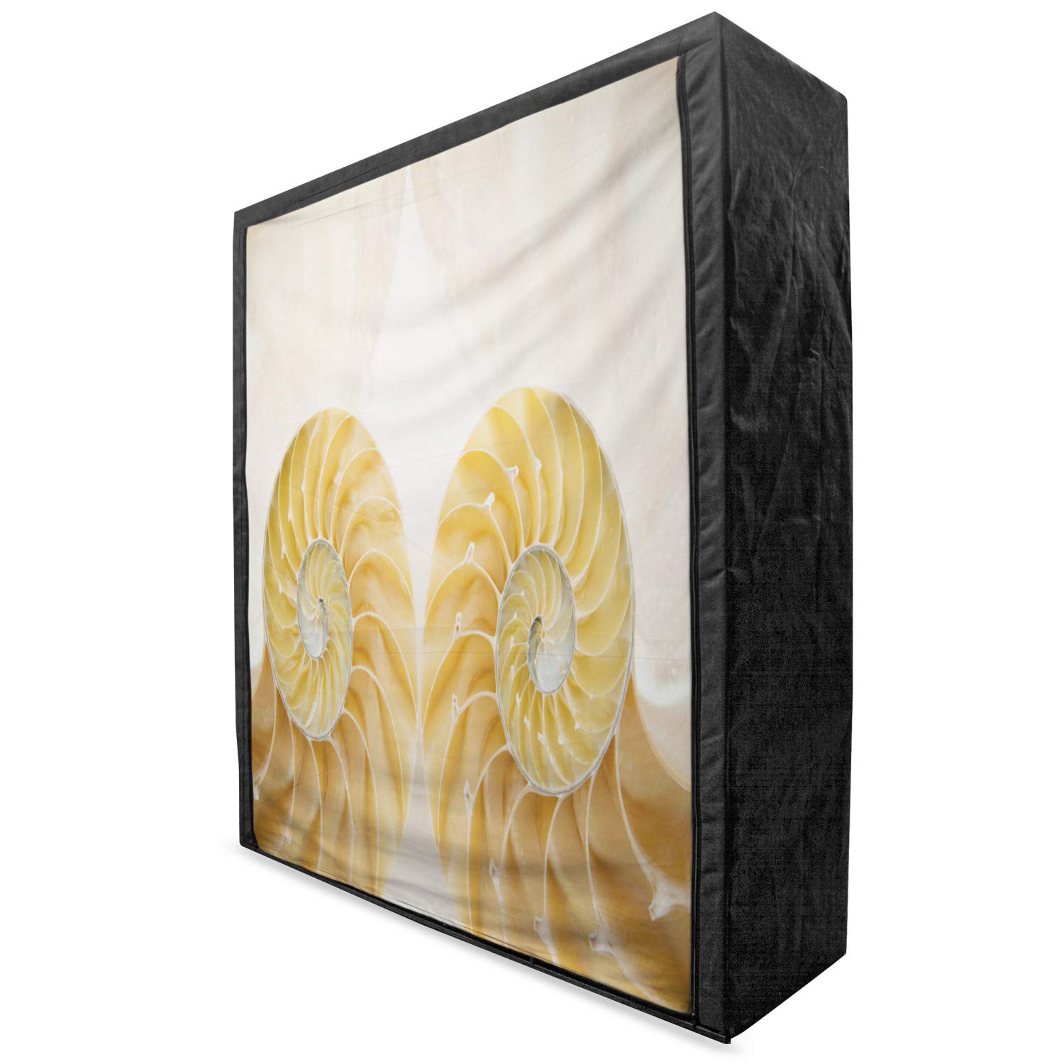 Ambesonne Seashells Portable Fabric Wardrobe - 59