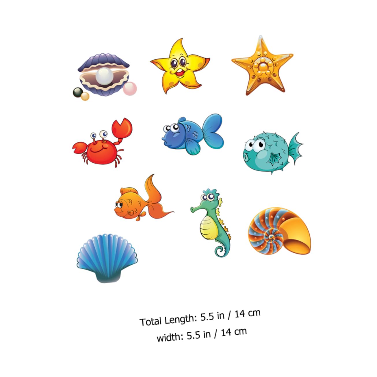 HEMOTON 4 Pack Waterproof Bathroom Wall Decals - Fun PVC Bathtub Stickers for Kids Boys & Girls - DIY Shower Tile Decor for Nursery, Playroom & Bathroom Makeover
