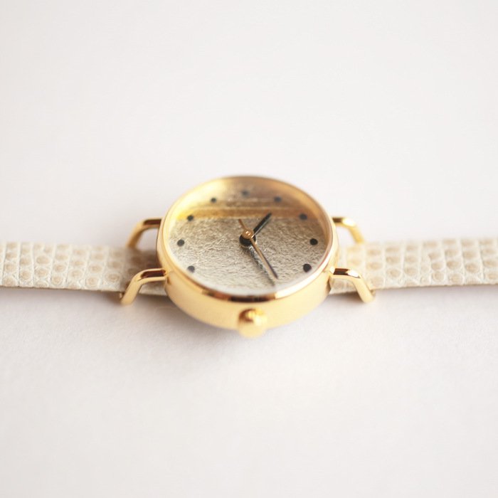 Elegant Gold Leaf Women's Wristwatch - Japanese Handmade Luxury Watch for Women - Perfect for Formal Events, Office Wear & Special Occasions