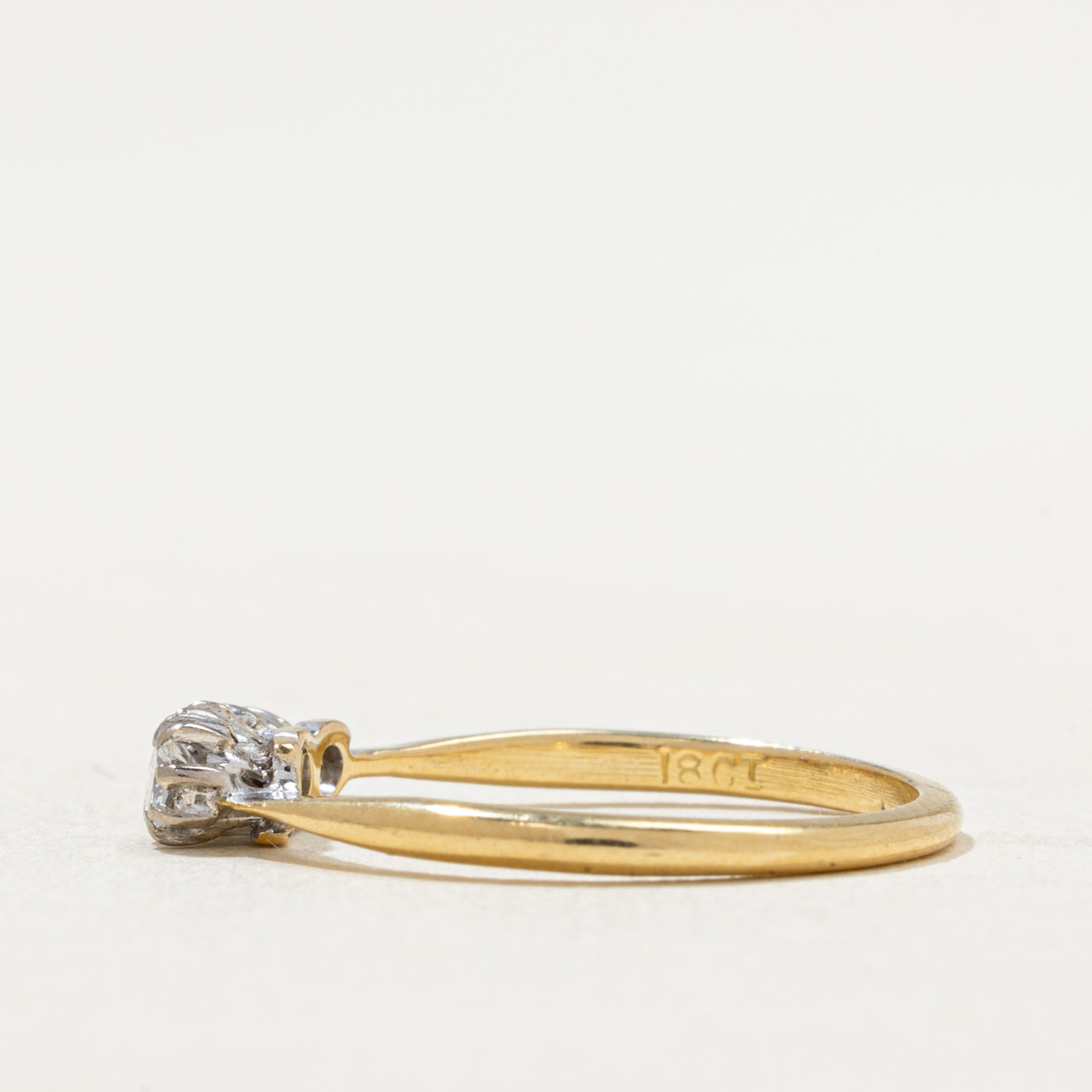 0.26ctw Three Stone Diamond Ring - Size 6.5 | Elegant Engagement, Wedding & Anniversary Jewelry Gift for Women