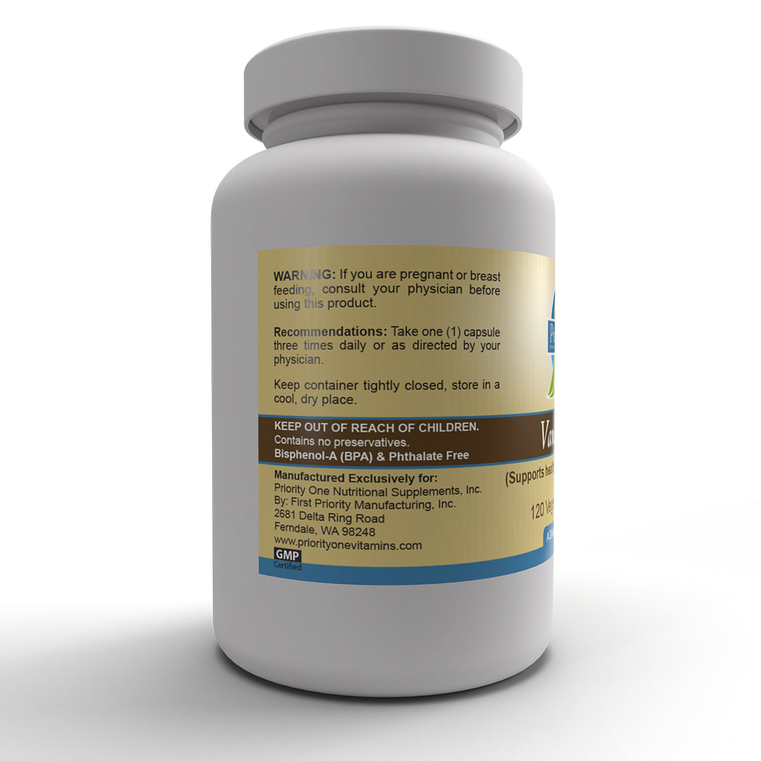 Vana Trace Vanadyl Sulfate Supplement - 120 Vegetarian Capsules for Healthy Insulin Response & Glucose Metabolism Support | Supports Blood Sugar Balance & Energy Levels for Active Lifestyles