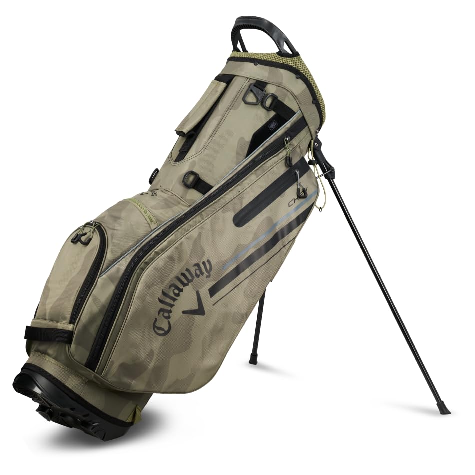 Callaway Golf Chev Stand Bag 2024 - Lightweight & Affordable Unisex Golf Bag for Men & Women | Perfect for Driving Range, Course & Travel