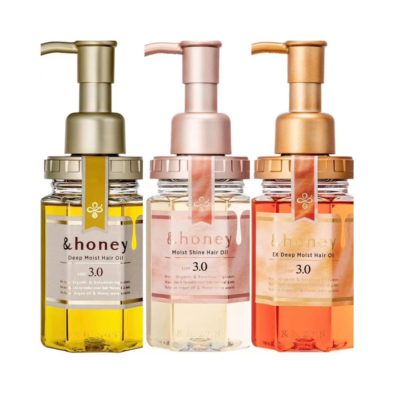 &honey Deep Moisture Hair Oil 3.0 - 100ml Hair Treatment for Dry, Damaged Hair - Perfect for Daily Hydration & Salon-Quality Results at Home