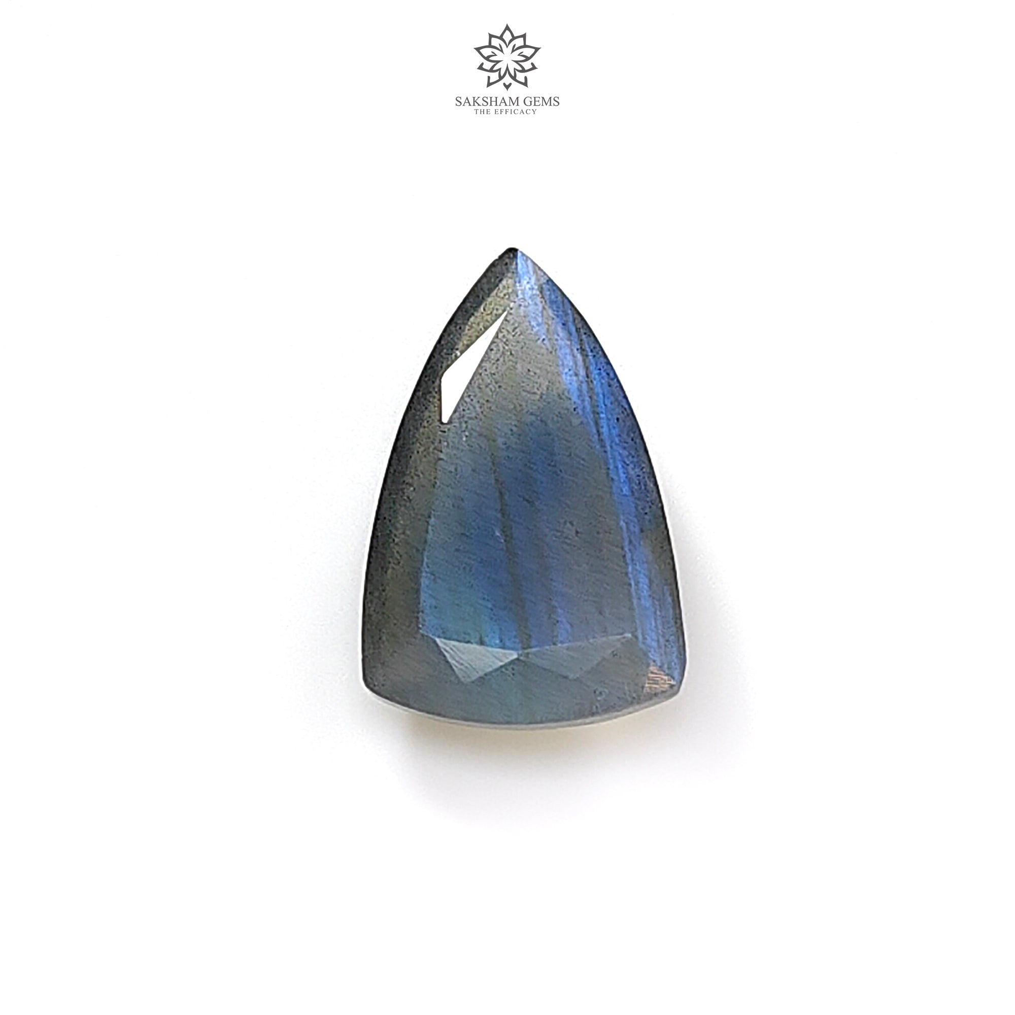Natural Blue Labradorite Pear Shape (8.60cts) - Untreated & Unheated Rainbow Flashing Gemstone for Jewelry Making - 19x12mm Fancy Cut - Perfect for Necklaces, Rings & Earrings
