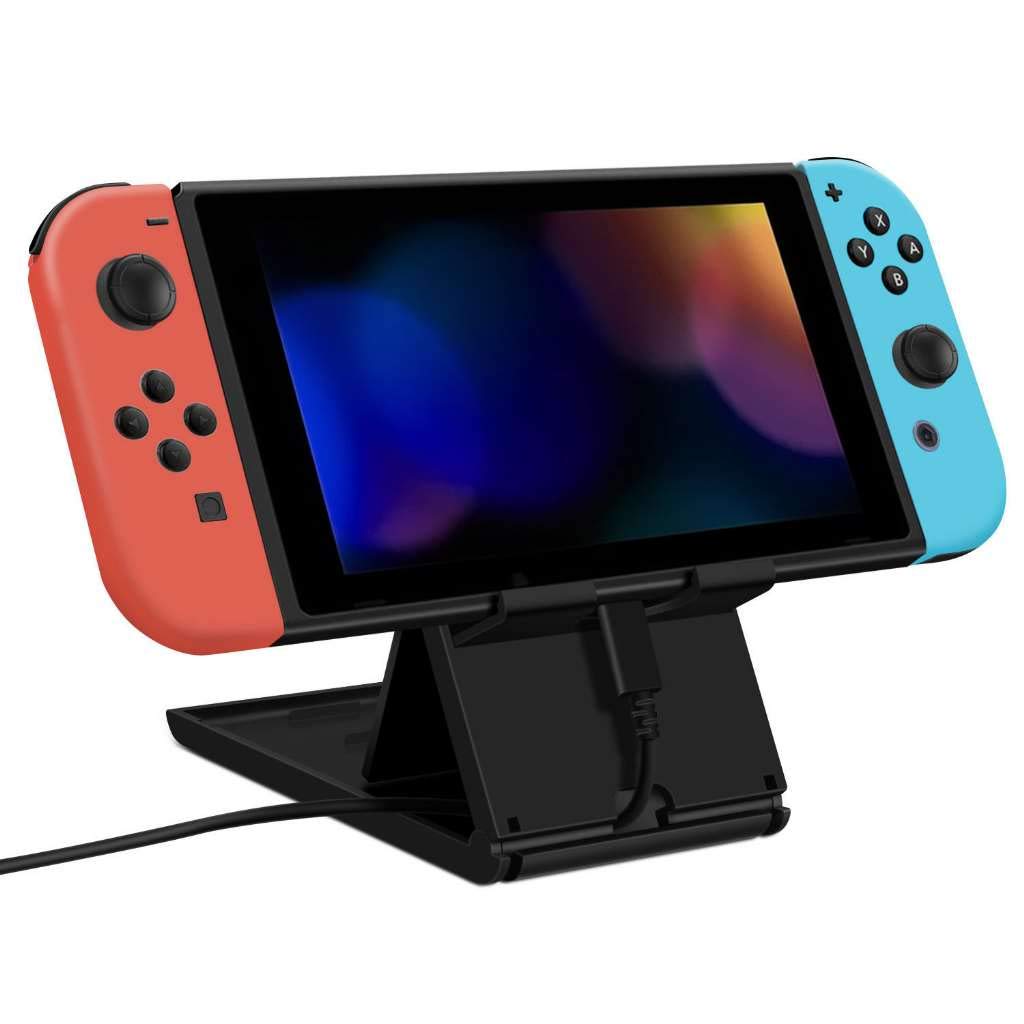HORI Compact Playstand for Nintendo Switch - Officially Licensed Adjustable Gaming Stand - Perfect for Travel, Home & Multiplayer Gaming