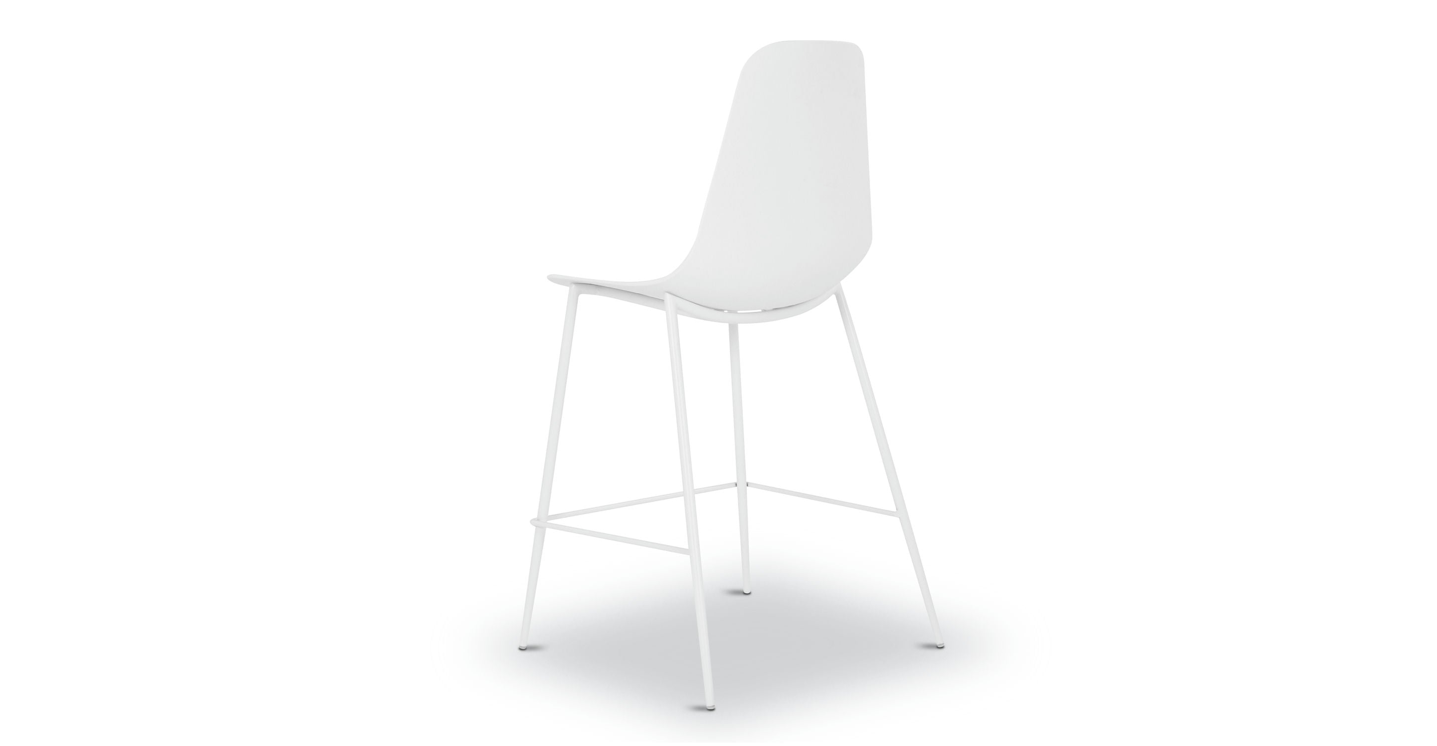 Isla Counter Height Stool - Adjustable Bar Stool with Backrest, Modern Kitchen Island Stool for Dining & Breakfast Nook, Perfect for Home, Cafe & Restaurant Use