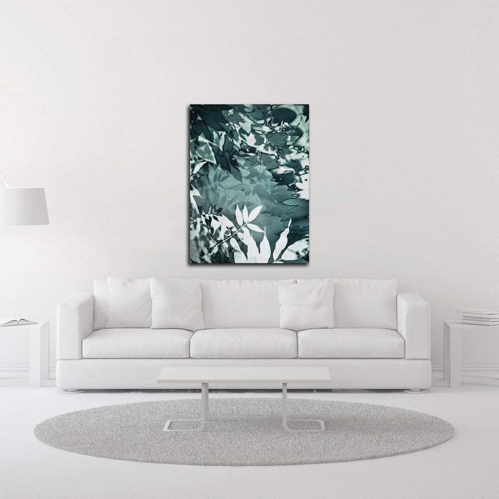 Abstract Leaves by Iris Lehnhardt - Premium Canvas Wall Art Print - Ready to Hang - Perfect for Living Room, Bedroom & Office Decor