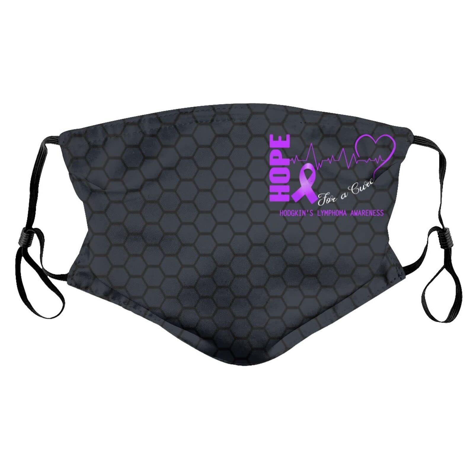 Reusable Face Mask with Filters - Hodgkin's Lymphoma Awareness Balaclava for Men, Women & Kids | Breathable, Washable & Comfortable for Daily Use, Outdoor Activities & Cancer Support