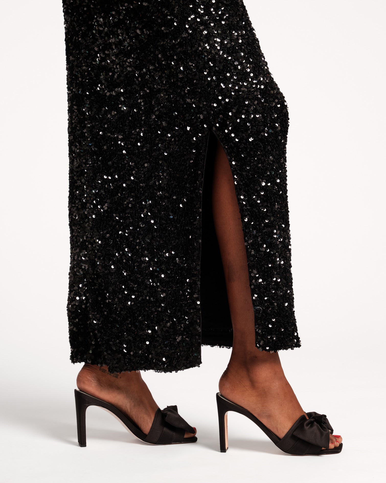 Hilary Women's Black Satin High Heels - Elegant Dress Shoes for Parties, Weddings & Evening Events