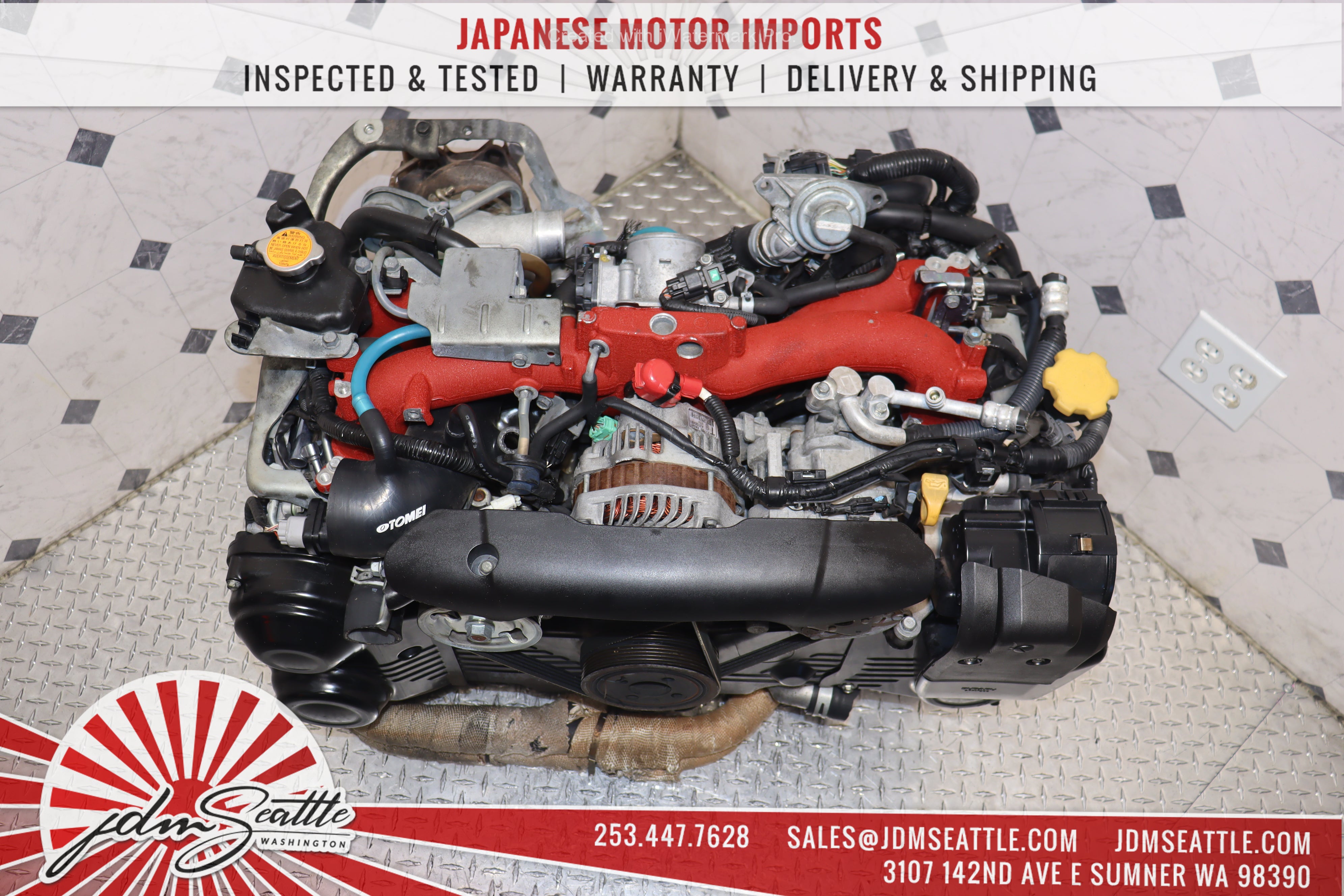 JDM EJ257 2.5L Turbo AVCS EJ25 V10 Engine for 2008-2021 Subaru WRX STI - High Performance Replacement Engine - Perfect for Racing, Tuning & Engine Swap Projects