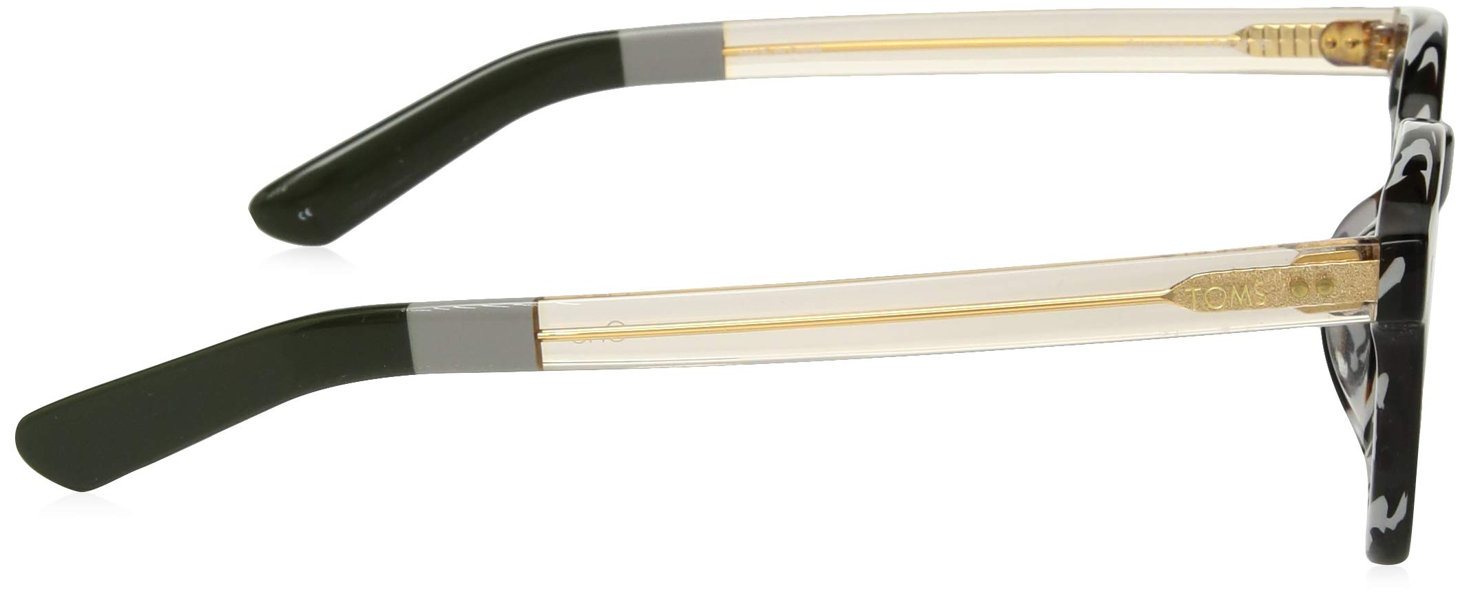 TOMS Fin Round Sunglasses for Women & Men - Polarized UV Protection Sunglasses - Stylish Round Frame Shades for Outdoor, Beach, and Driving