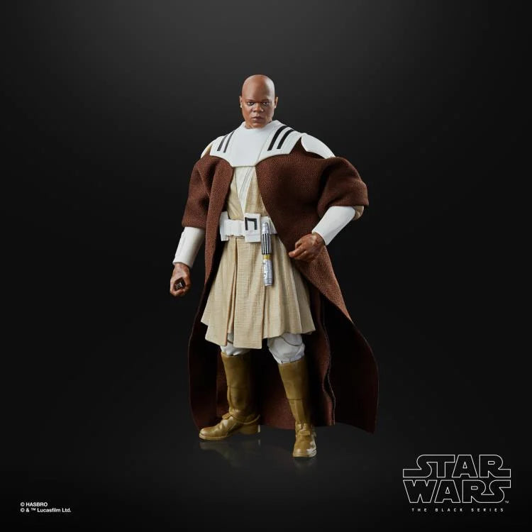 Star Wars The Black Series Mace Windu (Clone Wars) Exclusive 6-Inch Action Figure - Collectible Toy for Fans & Display, Perfect for Cosplay & Gift Giving