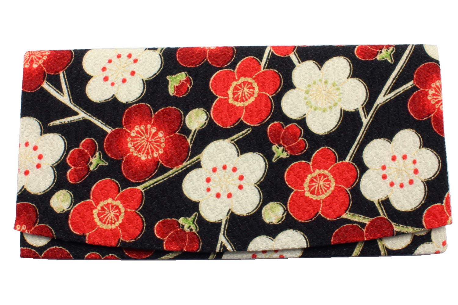 KOMESICHI Japanese Style Women's Billfold Wallet - Traditional Chirimen Fabric, Compact & Stylish for Everyday Use, Travel, and Gift Giving