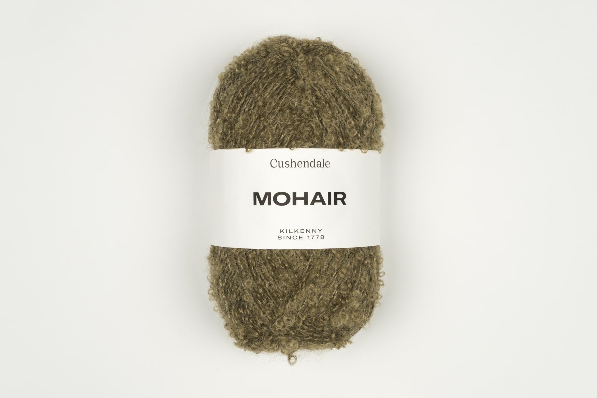 Premium Olive Green Mohair Yarn - Soft & Luxurious Hand Knitting Wool for Scarves, Sweaters & Winter Accessories - Perfect for DIY Crochet & Knitting Projects