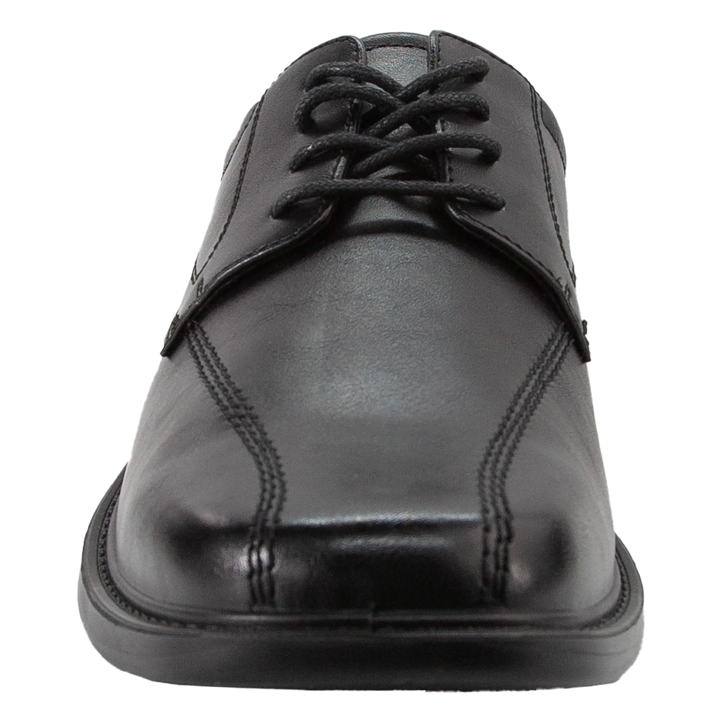 Men's Easton Black Leather Dress Shoes - Comfortable & Stylish Formal Footwear for Business, Office & Special Occasions