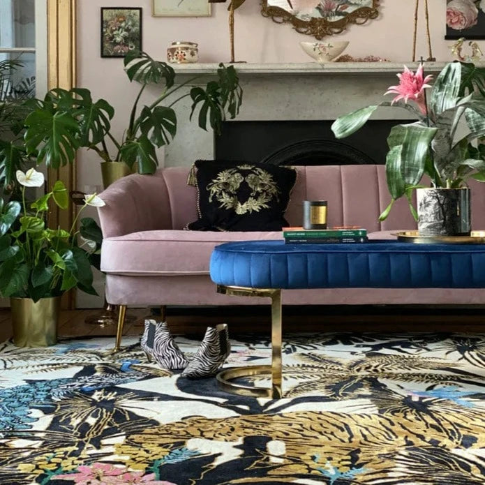 Dreams of the Jungle 300x220cm Hand Tufted Wool Rug - Pre Order | Boho Chic Living Room Decor, Bedroom Accent Carpet for Cozy Home