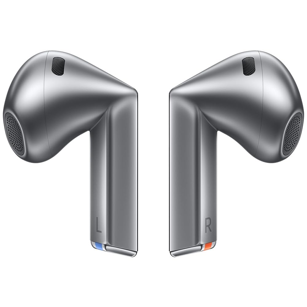 SAMSUNG Galaxy Buds3 (2024) Wireless Bluetooth Earbuds with ANC, AI Real-Time Translation, Hi-Fi Sound & Water Resistance - Touch Control Noise Cancelling Earbuds for Travel, Workouts & Conference Calls (Silver, International Model)