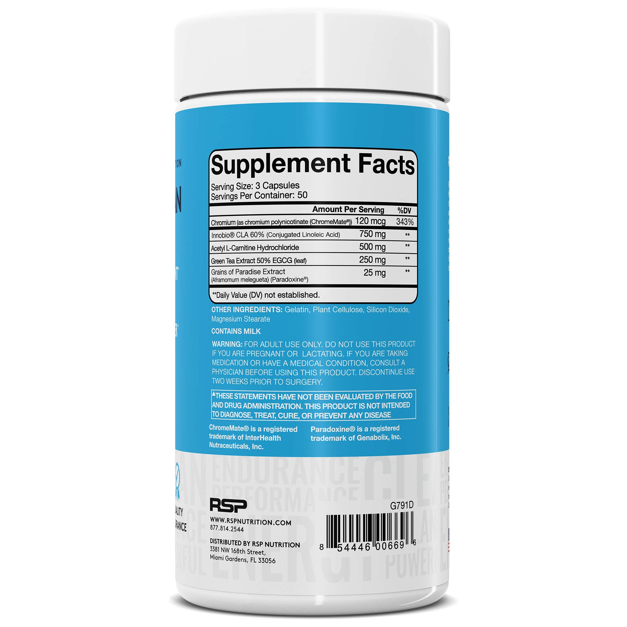 RSP Nutrition QuadraLean - Stimulant-Free Weight Management Supplement with CLA, L-Carnitine & Green Tea Extract - Metabolism Booster, Energy & Appetite Support - 50 Servings (Packaging May Vary) - Perfect for Fitness Enthusiasts & Healthy Lifestyle