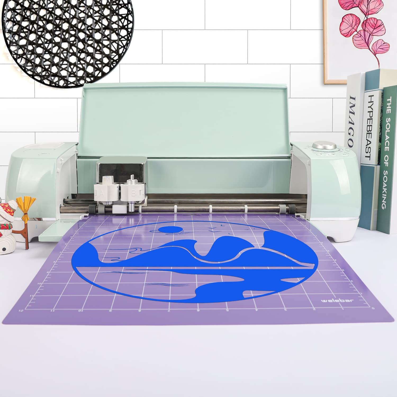 Premium 5-Pack Cricut Cutting Mats (12x12 Inch) - StandardGrip/LightGrip/StrongGrip/FabricGrip Replacement Mats for Cricut Maker, Maker 3, Explore 3 & Air 2 - Perfect for DIY Crafts, Scrapbooking, Vinyl Cutting & Fabric Projects