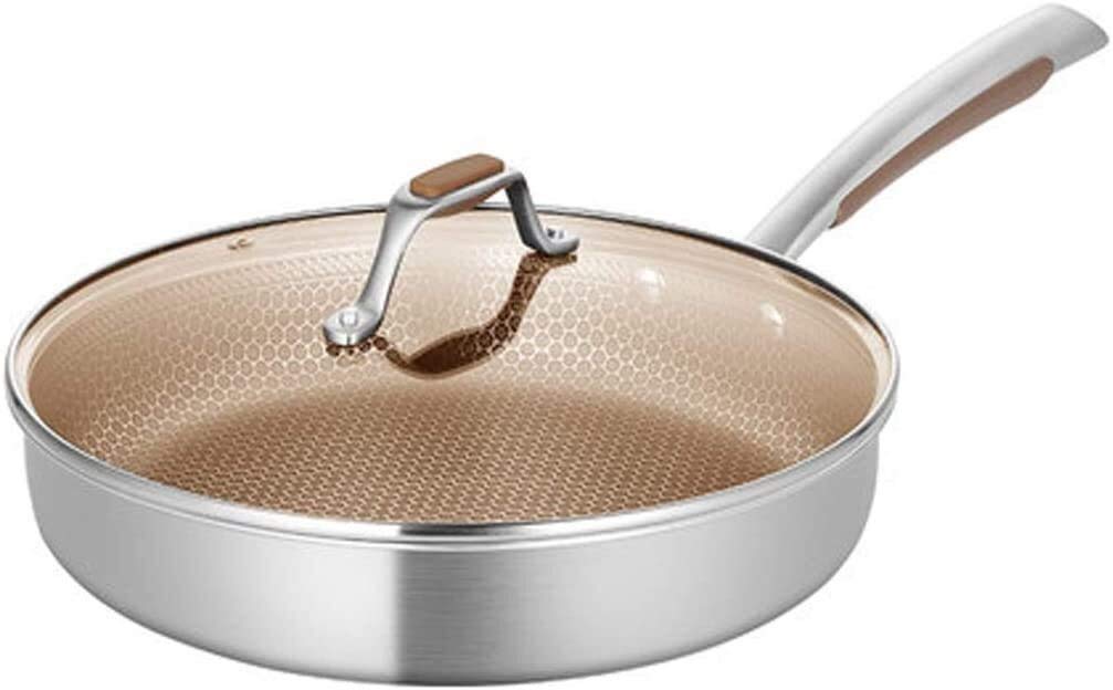 Non-Stick Frying Pan Set - 8 Inch Mini Saute Pan with Lid, Induction Compatible Cookware for Gas & Electric Stoves - Perfect for Eggs, Steak, Pancakes & Home Cooking | Durable Chef's Pans for Everyday Meals & Professional Kitchens
